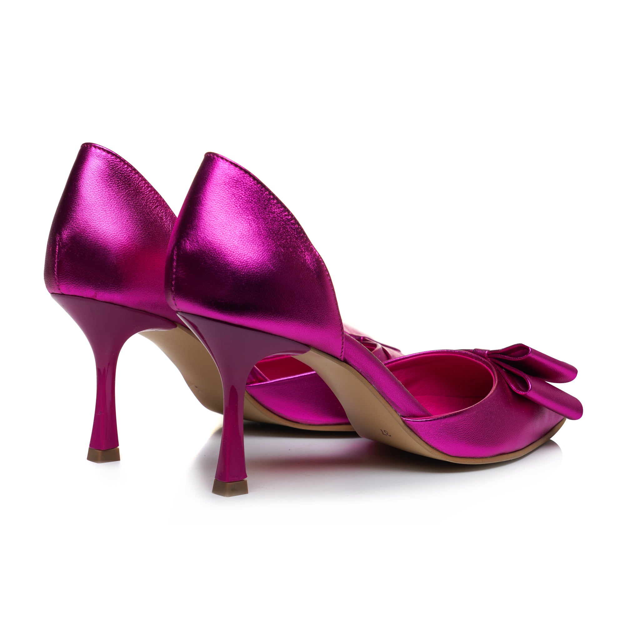 Pantofi Stiletto Piele Ciclam Pretty C35 - orice culoare