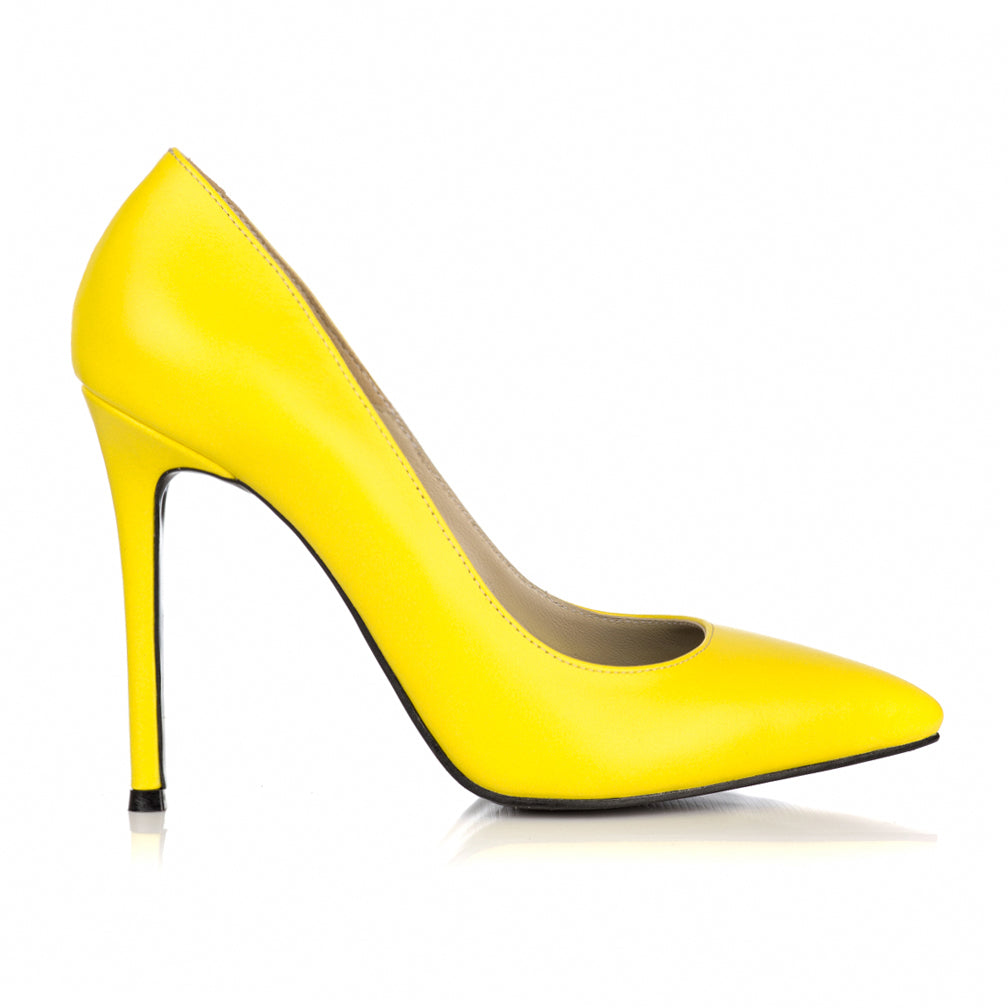 Pantofi Stiletto Galben L18 - orice culoare