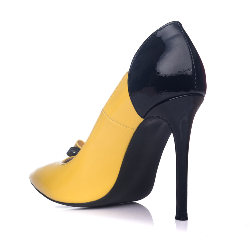Pantofi Dama Piele Stiletto Fundita L1 - orice culoare