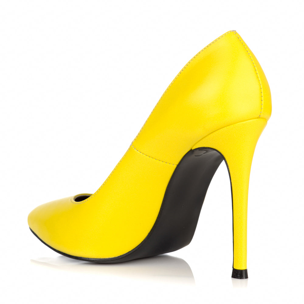 Pantofi Stiletto Galben L18 - orice culoare
