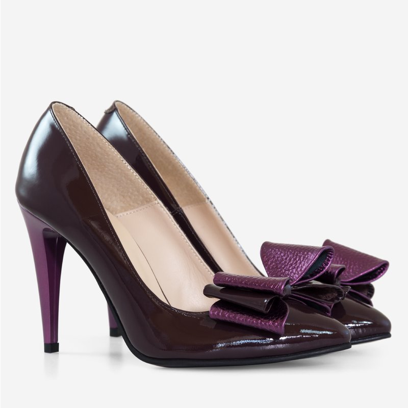 Pantofi Stiletto Lac Mov Fundite Supradimensionate - orice culoare