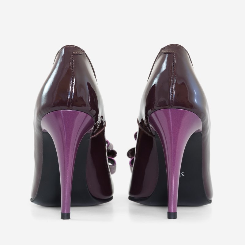 Pantofi Stiletto Lac Mov Fundite Supradimensionate - orice culoare