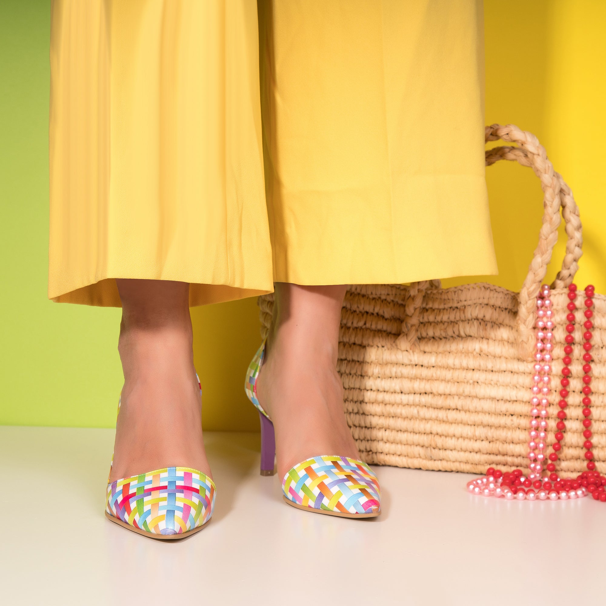 Pantofi Stiletto Multicolor Decupat Annia C79 - orice culoare