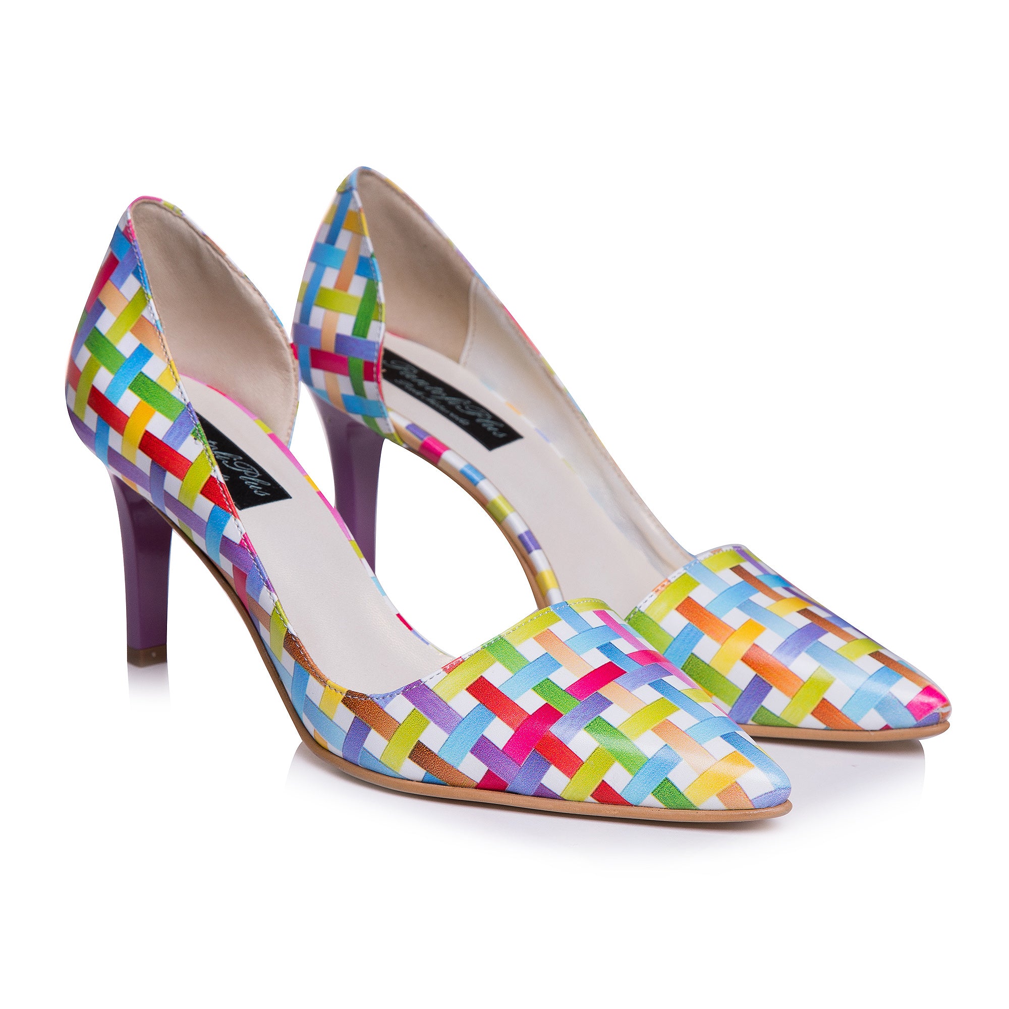Pantofi Stiletto Multicolor Decupat Annia C79 - orice culoare
