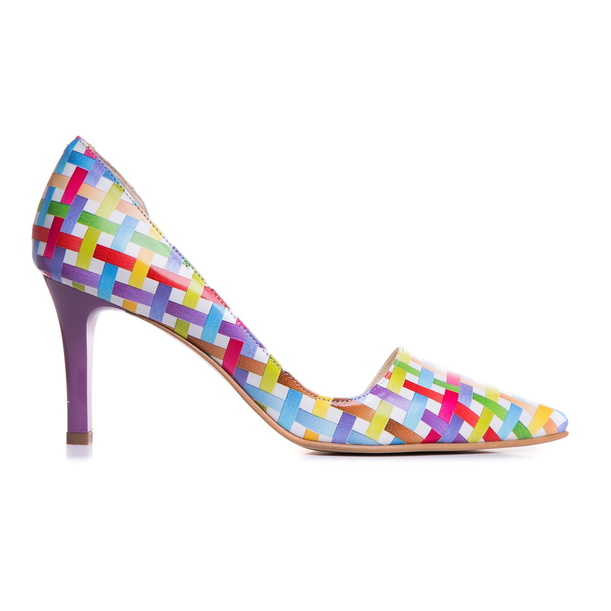Pantofi Stiletto Multicolor Decupat Annia C79 - orice culoare