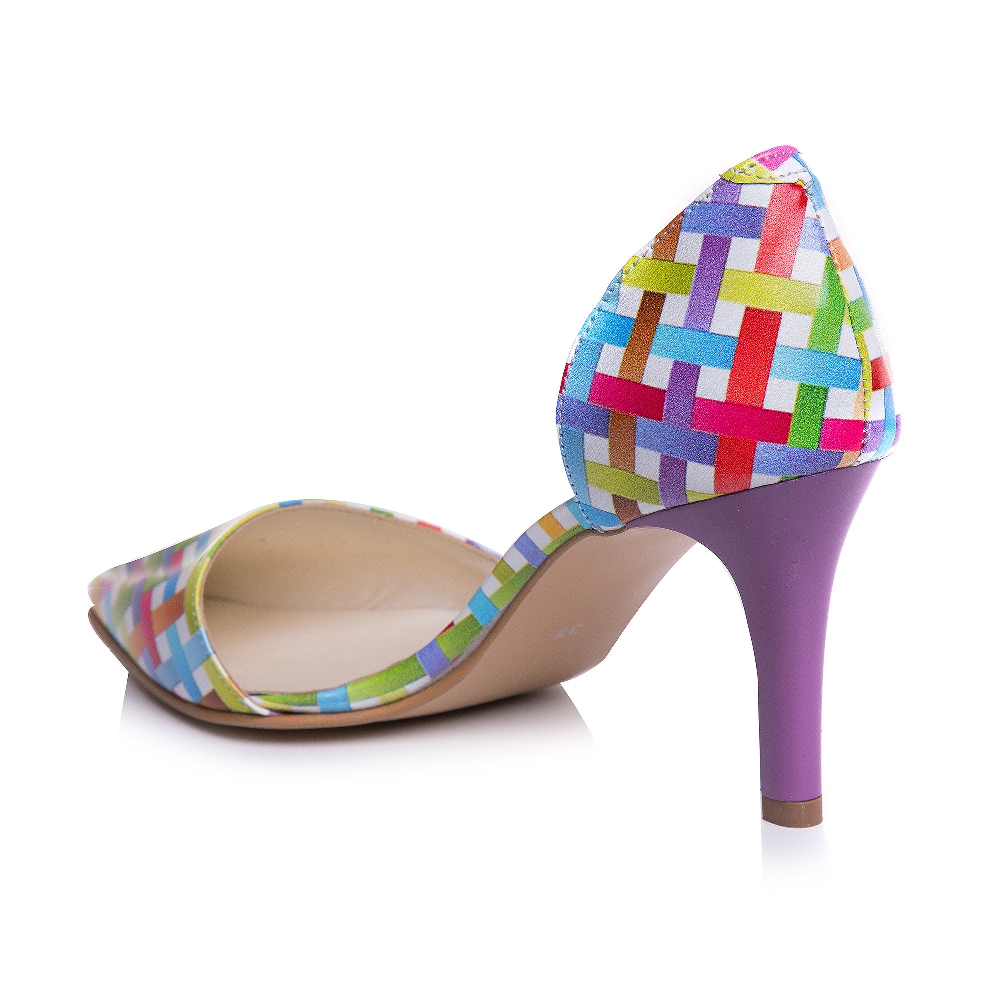 Pantofi Stiletto Multicolor Decupat Annia C79 - orice culoare