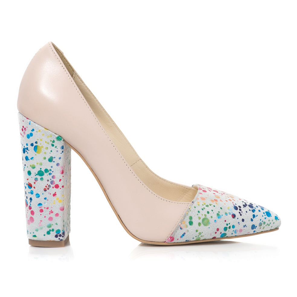 Pantofi Piele Nude/Color Raisa L25 - orice culoare