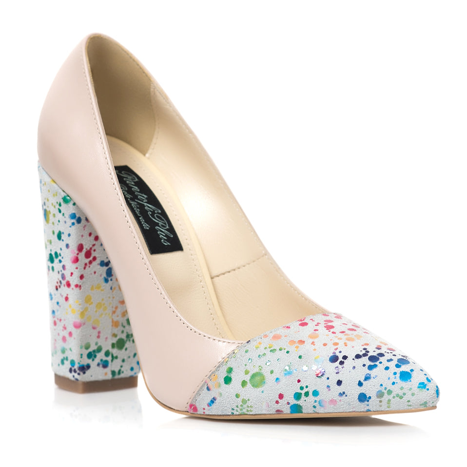 Pantofi Piele Nude/Color Raisa L25 - orice culoare
