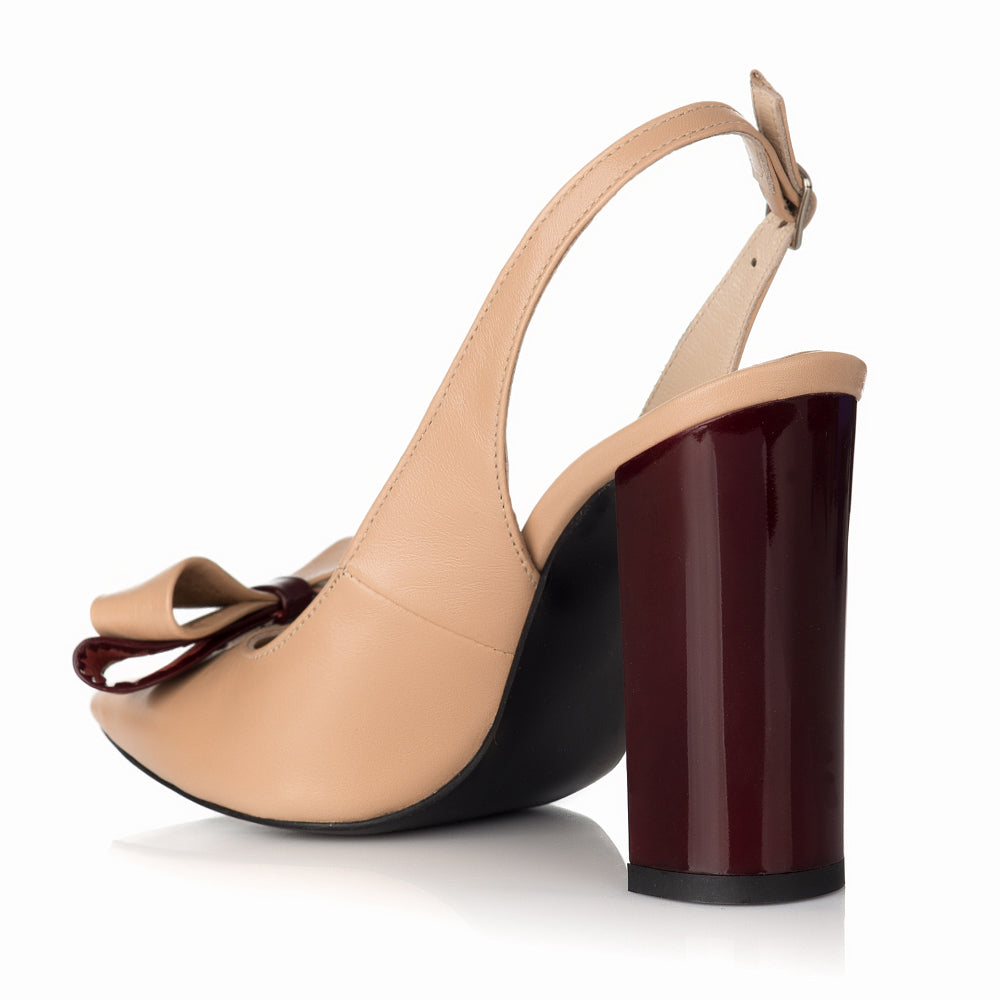 Pantofi Dama Piele Nude Decupat Arya S22- orice culoare