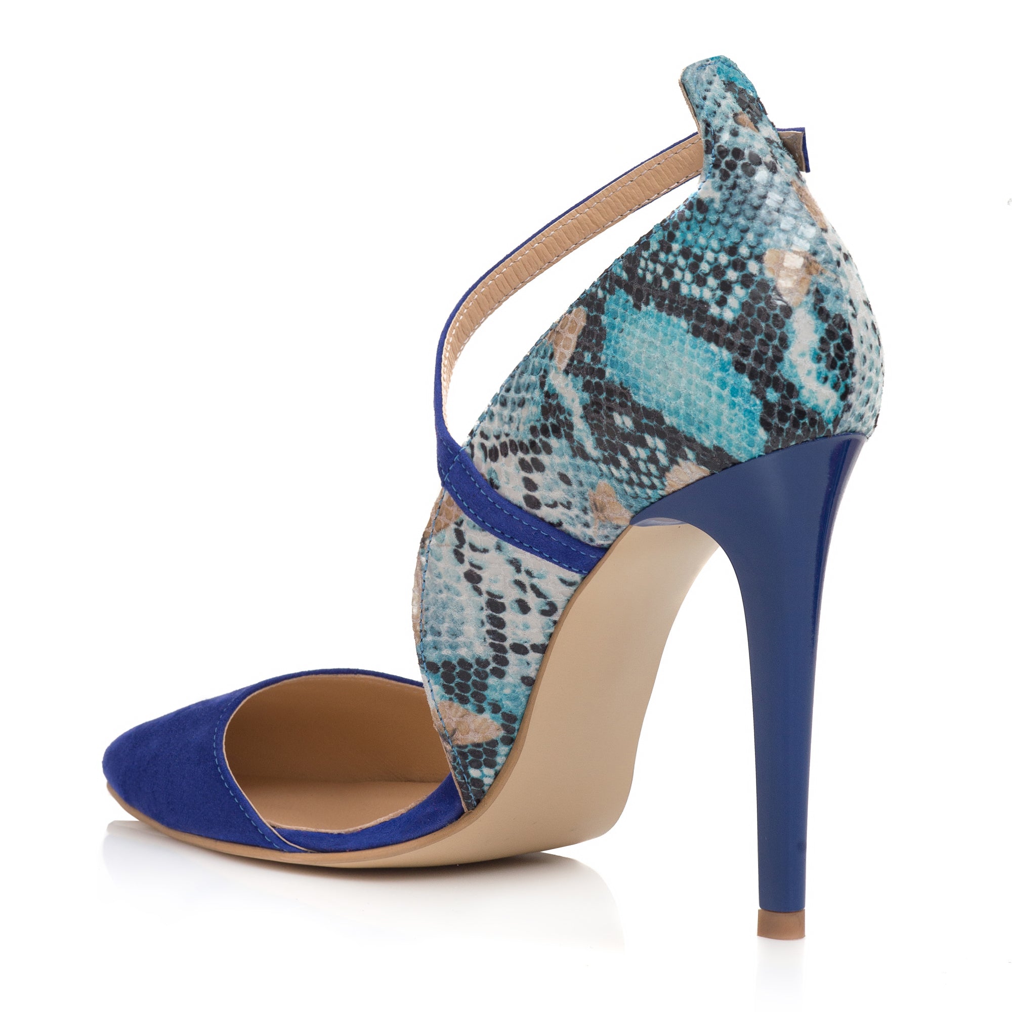 Pantofi Stiletto Albastru Clara C14 - orice culoare