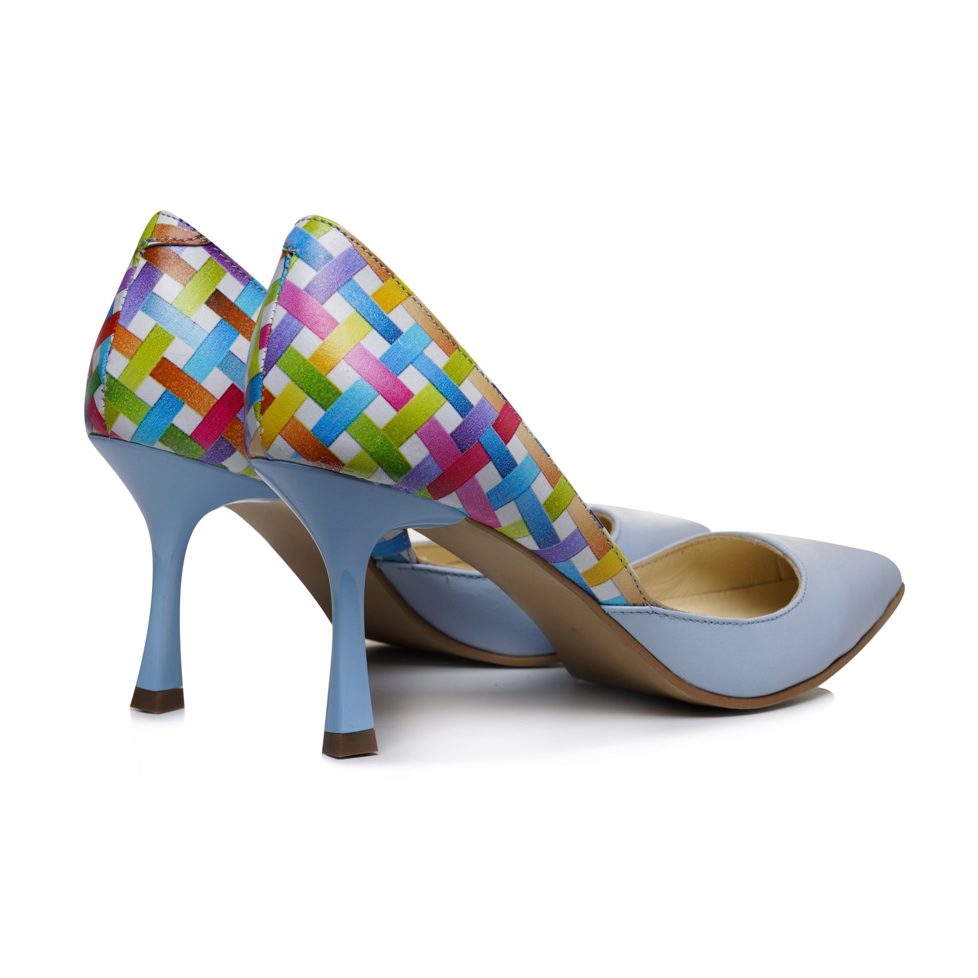 Pantof Stiletto Piele Bleu Hera C90  - orice culoare