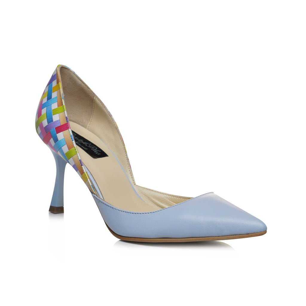 Pantof Stiletto Piele Bleu Hera C90  - orice culoare