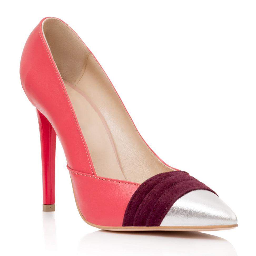 Pantofi Stiletto Piele Corai Amelia S8  - orice culoare