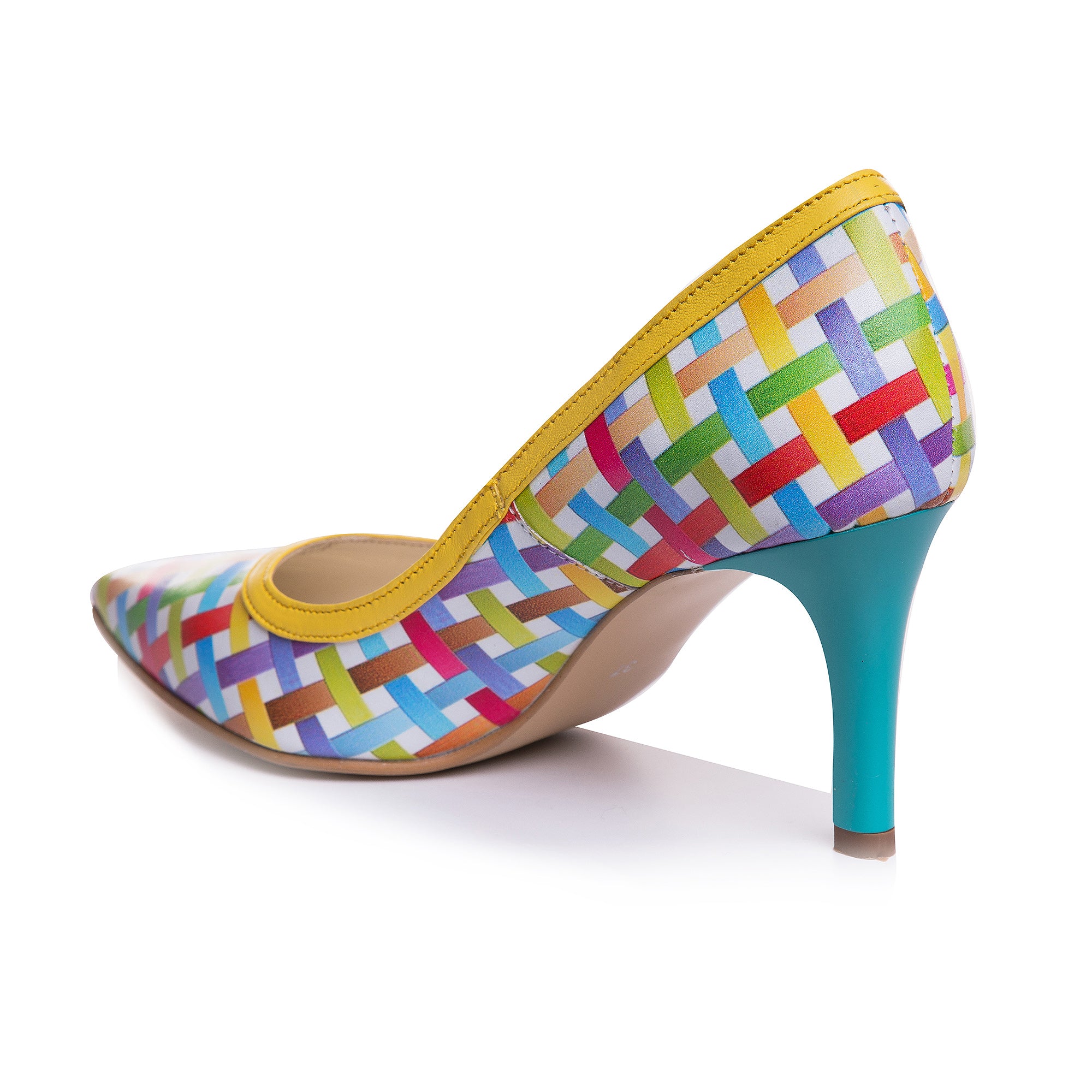 Pantofi Stiletto Piele Dungi Color Blanca C72 - orice culoare