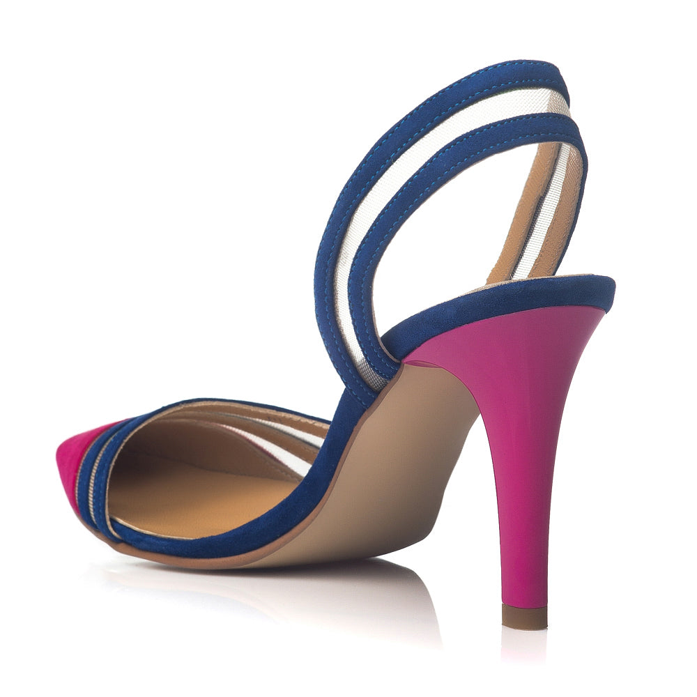 Pantofi Stiletto Piele Ciclam Mary C34 - orice culoare