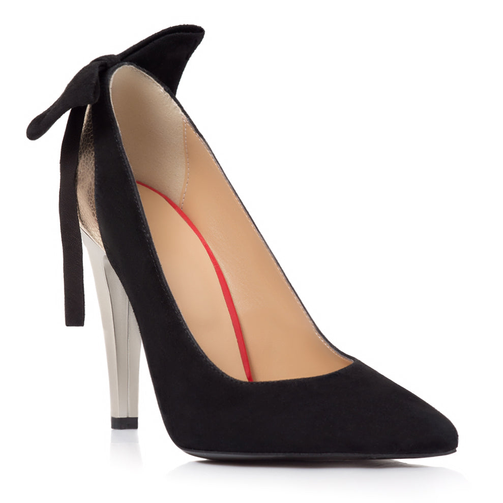 Pantofi Stiletto Piele Intoarsa Cu Funda Derin T41  - orice culoare