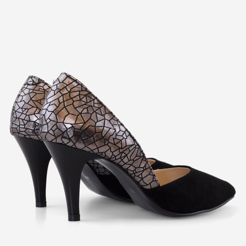 Pantofi Stiletto Piele Lacuita Bordo D60 - orice culoare