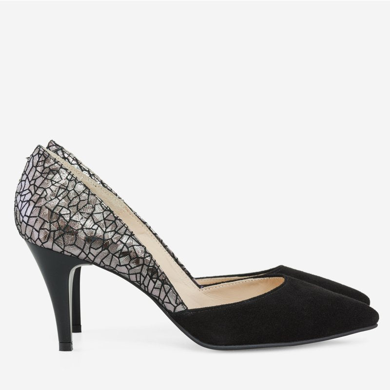 Pantofi Stiletto Piele Lacuita Bordo D60 - orice culoare