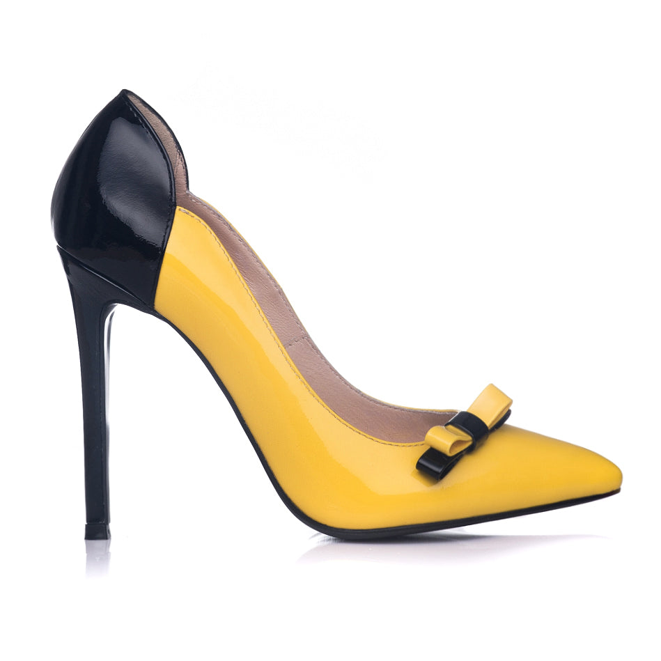 Pantofi Dama Piele Stiletto Fundita L1 - orice culoare