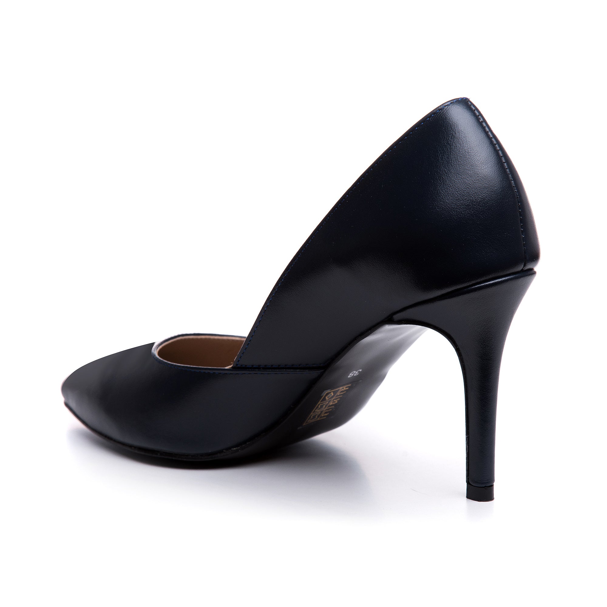 Pantofi Stiletto Piele Negru Anellis L24  - orice culoare