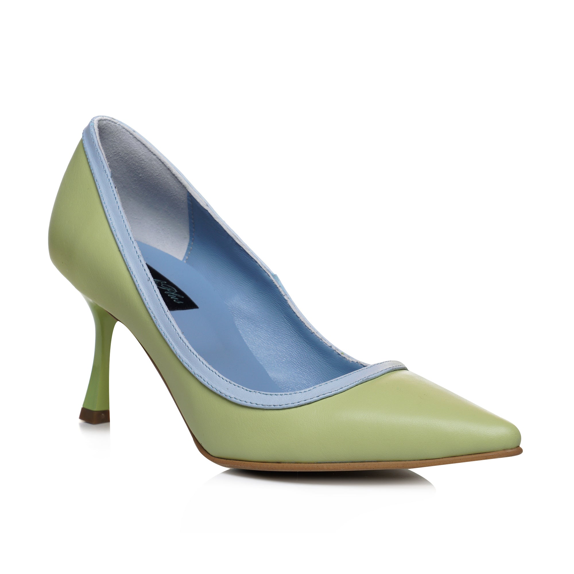 Pantofi Stiletto Piele Vernil Toc Clepsidra C86 - orice culoare