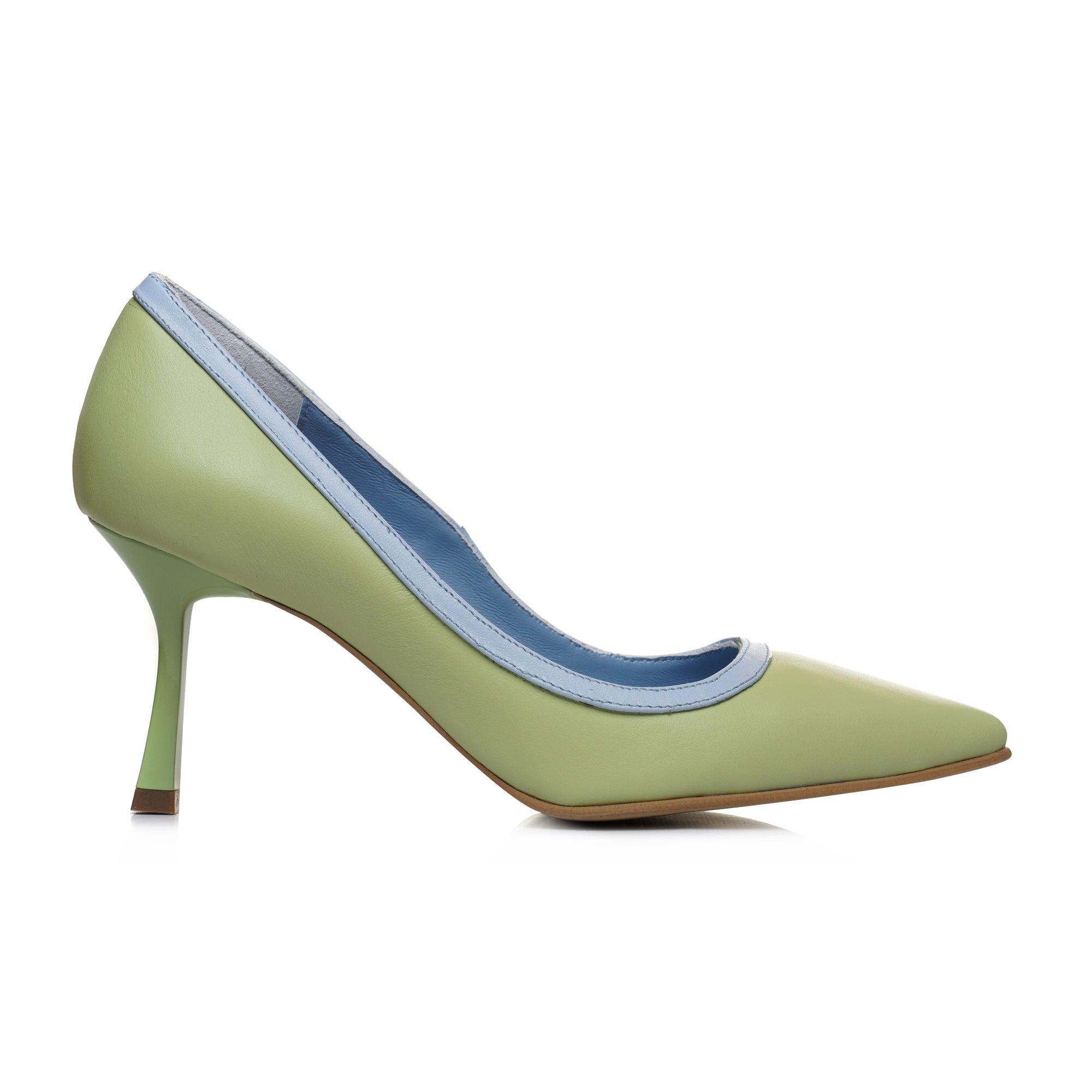 Pantofi Stiletto Piele Vernil Toc Clepsidra C86 - orice culoare