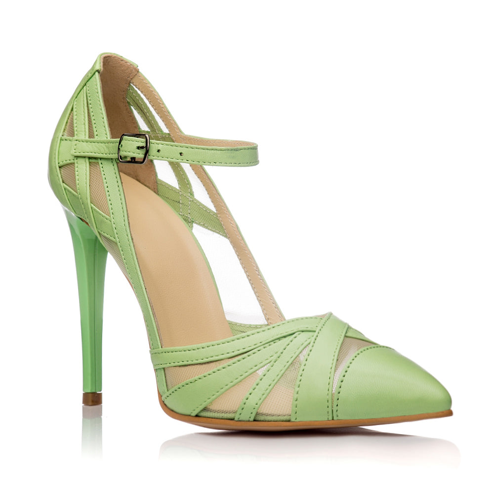 Pantofi Dama Piele Stiletto Vernil Cathy - orice culoare