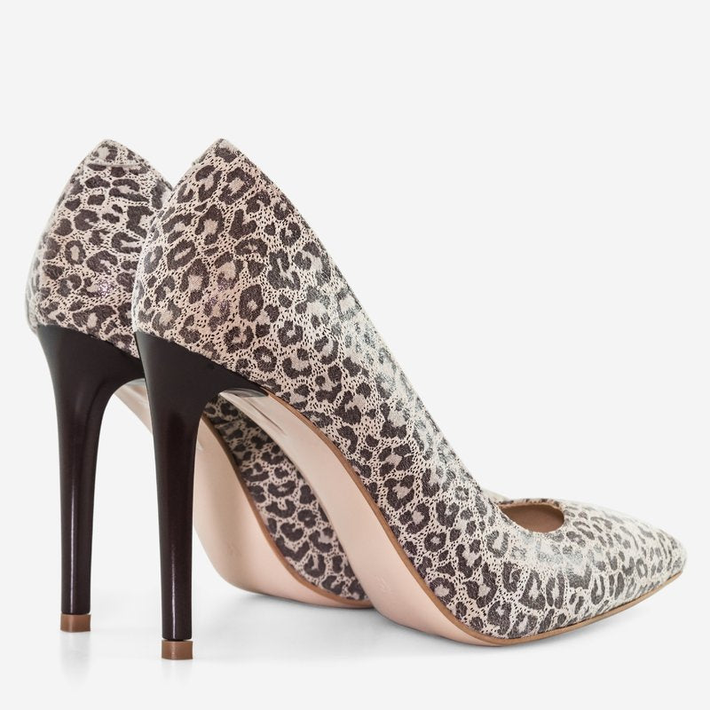 Pantofi Stiletto Piele Animal Prina D40 - Orice Culoare