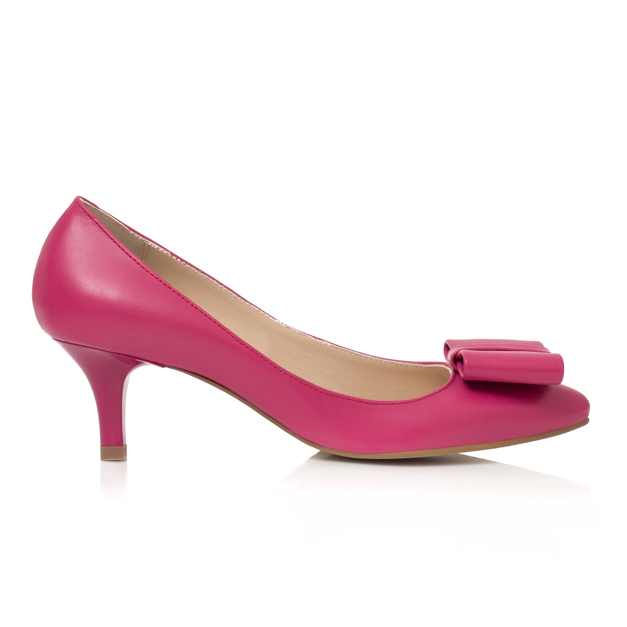Pantofi Mini Stiletto Funda Piele Roz C62- orice culoare
