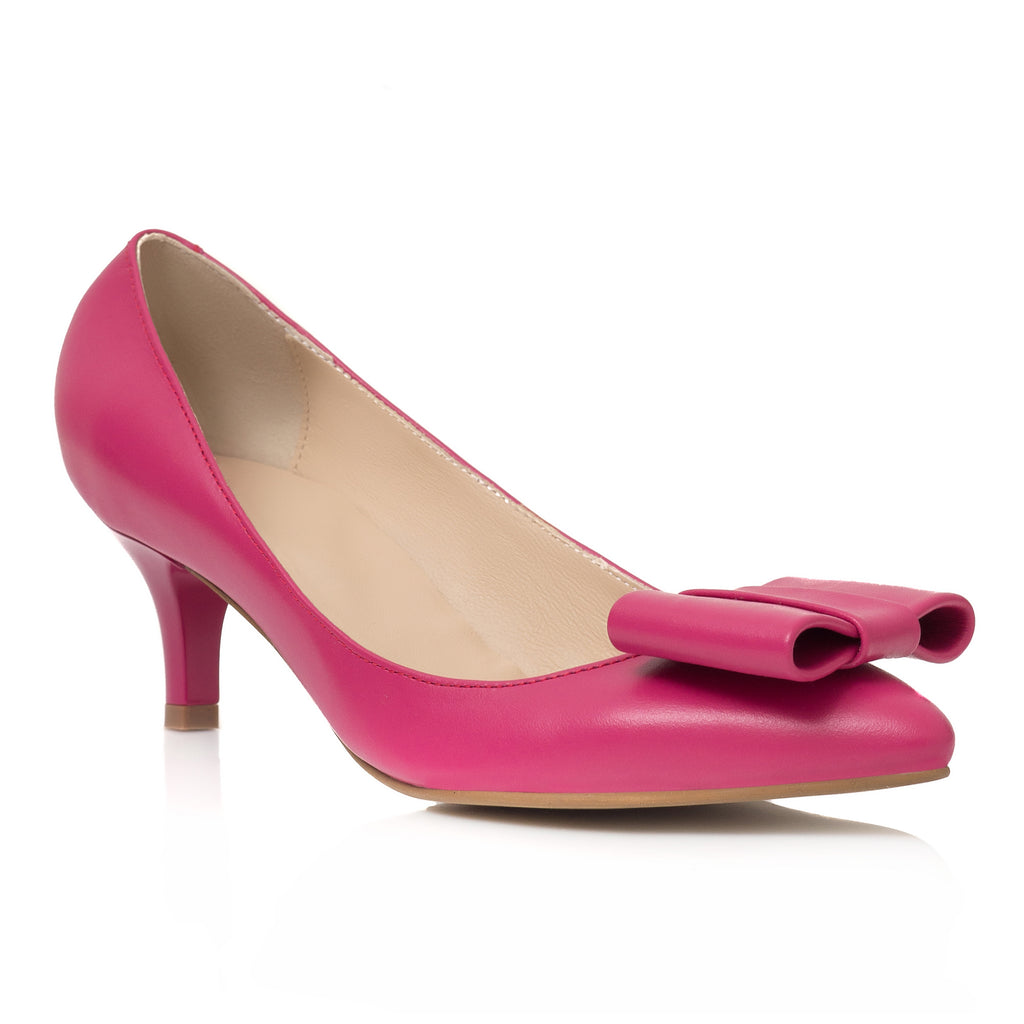 Pantofi Mini Stiletto Funda Piele Roz C62- orice culoare