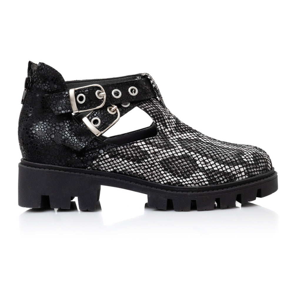 Pantofi Piele Snake Talpa Bocanc Aida V15   - orice culoare