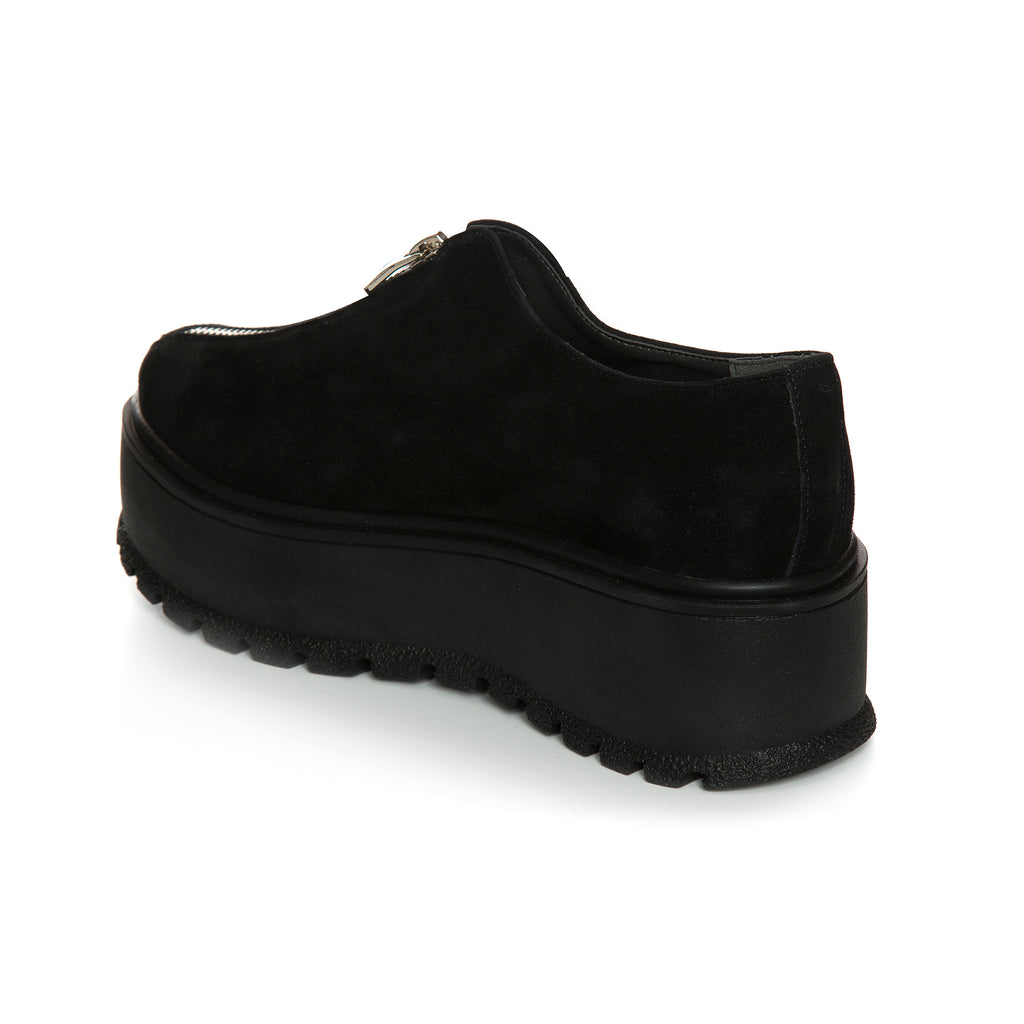 Pantofi Piele Intoarsa Talpa Inalta Fashion V10  - orice culoare