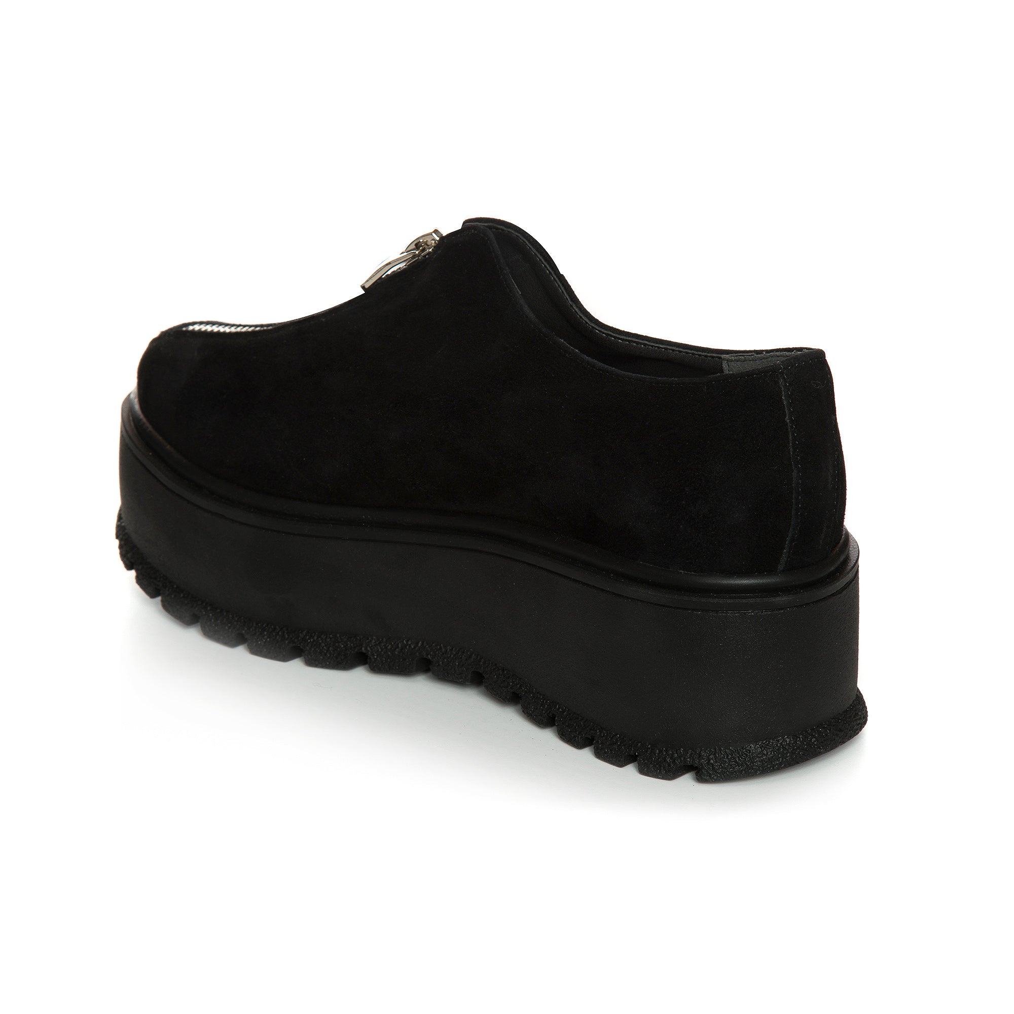 Pantofi Piele Intoarsa Talpa Inalta Fashion V10  - orice culoare