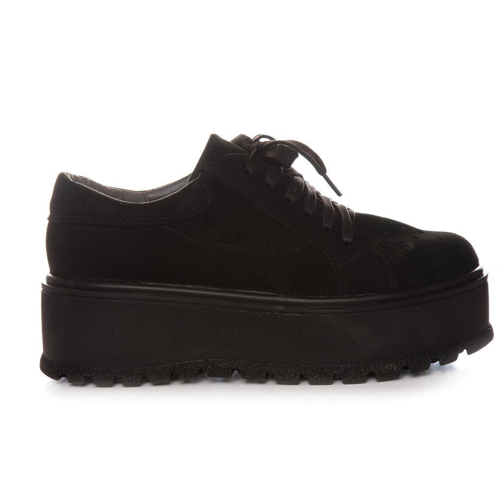 Pantofi Piele Talpa Inalta Negru V48  - orice culoare