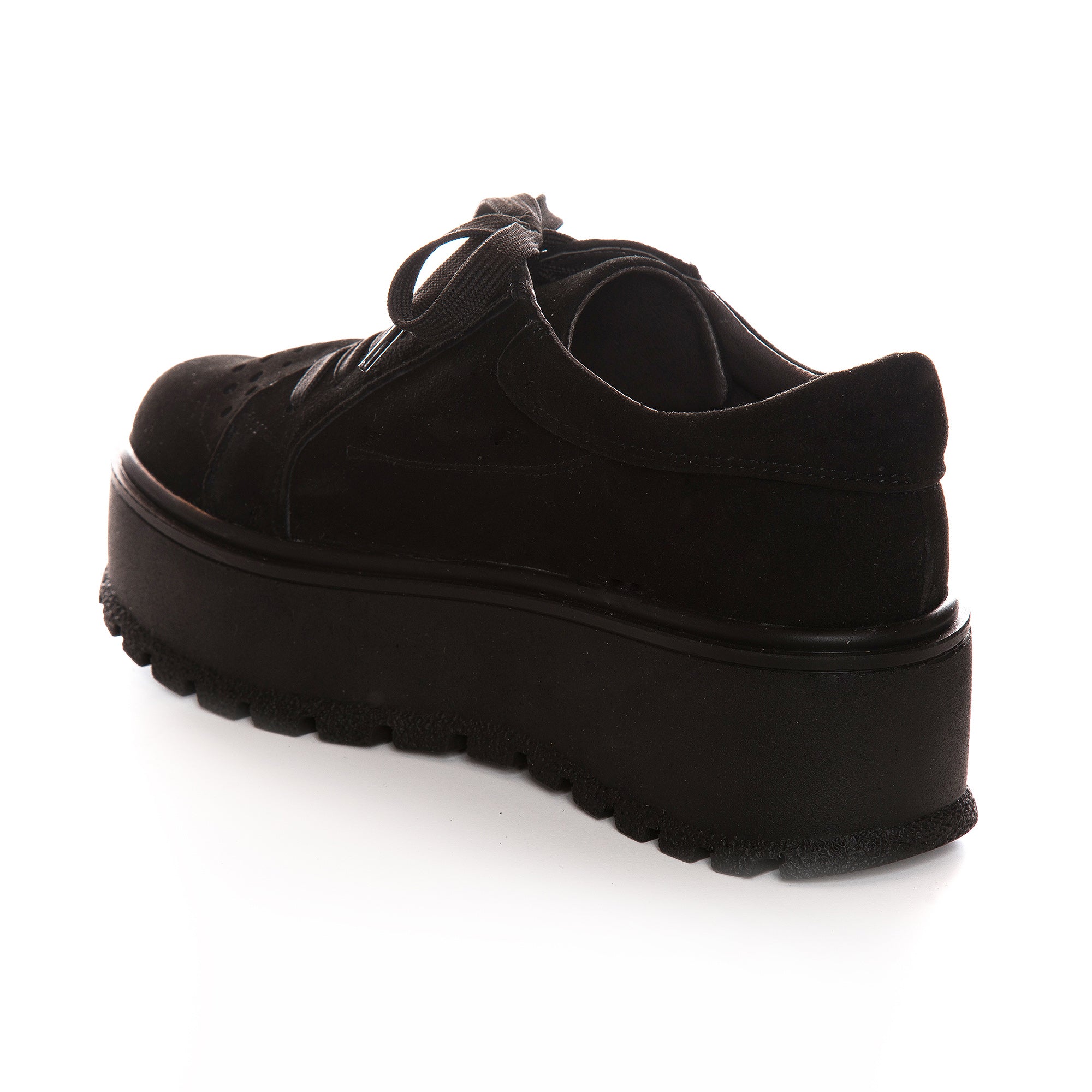 Pantofi Piele Talpa Inalta Negru V48  - orice culoare
