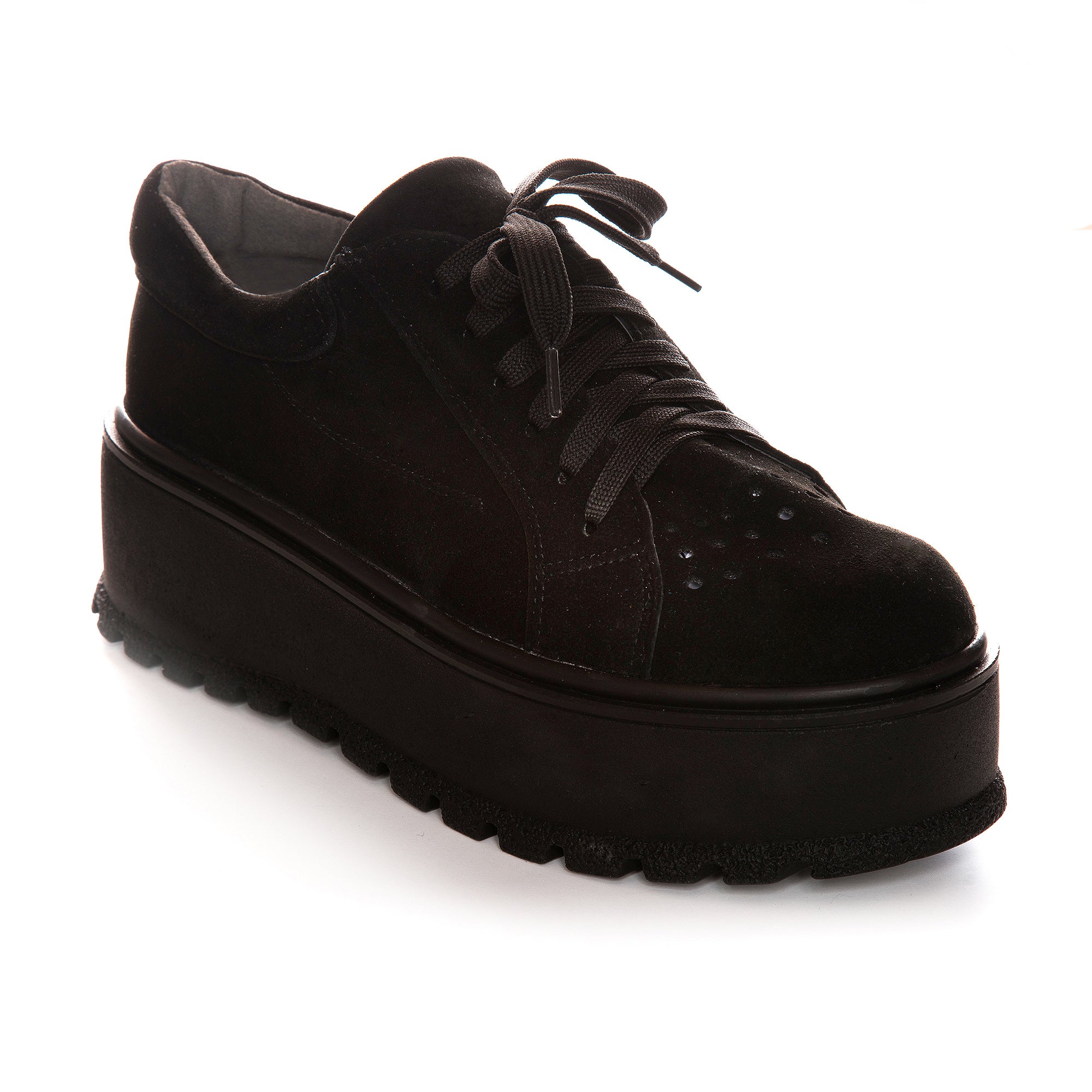 Pantofi Piele Talpa Inalta Negru V48  - orice culoare