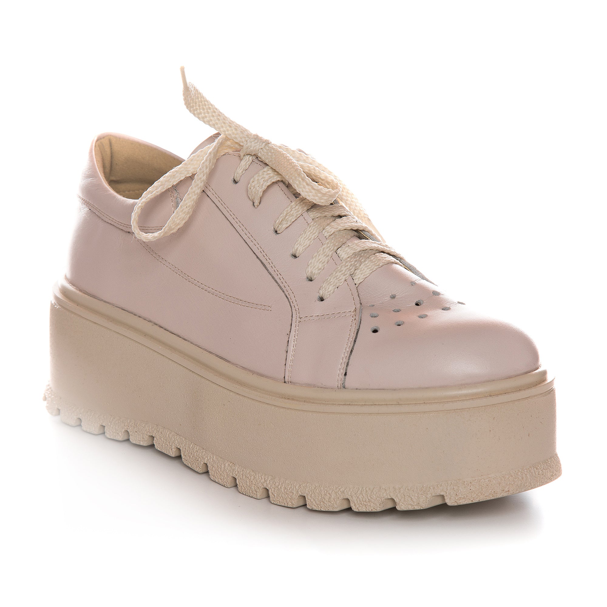 Pantofi Piele Talpa Inalta Nude V48  - orice culoare