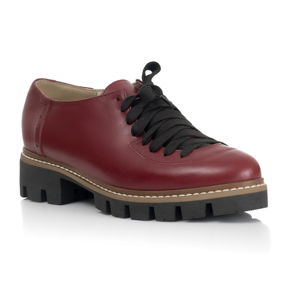 Pantofi Talpa Bocanc Piele Bordo/Color V70 - orice culoare