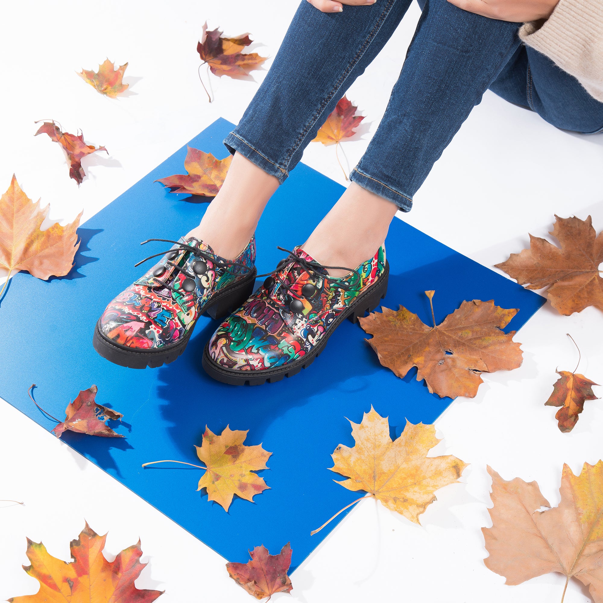Pantofi Piele Street Fashion Renya V49  - orice culoare