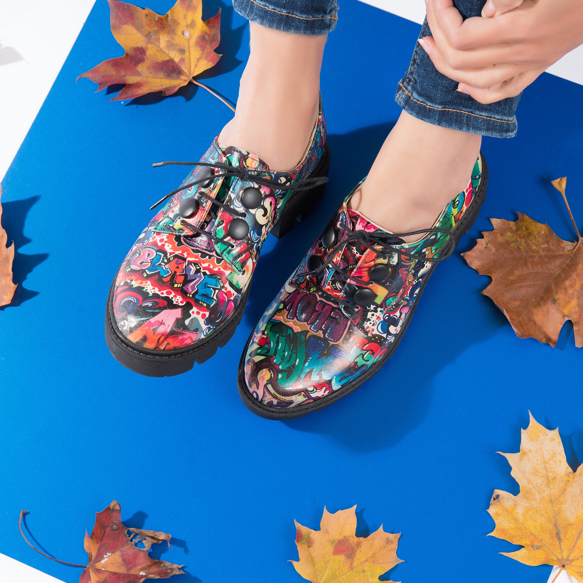 Pantofi Piele Street Fashion Renya V49  - orice culoare