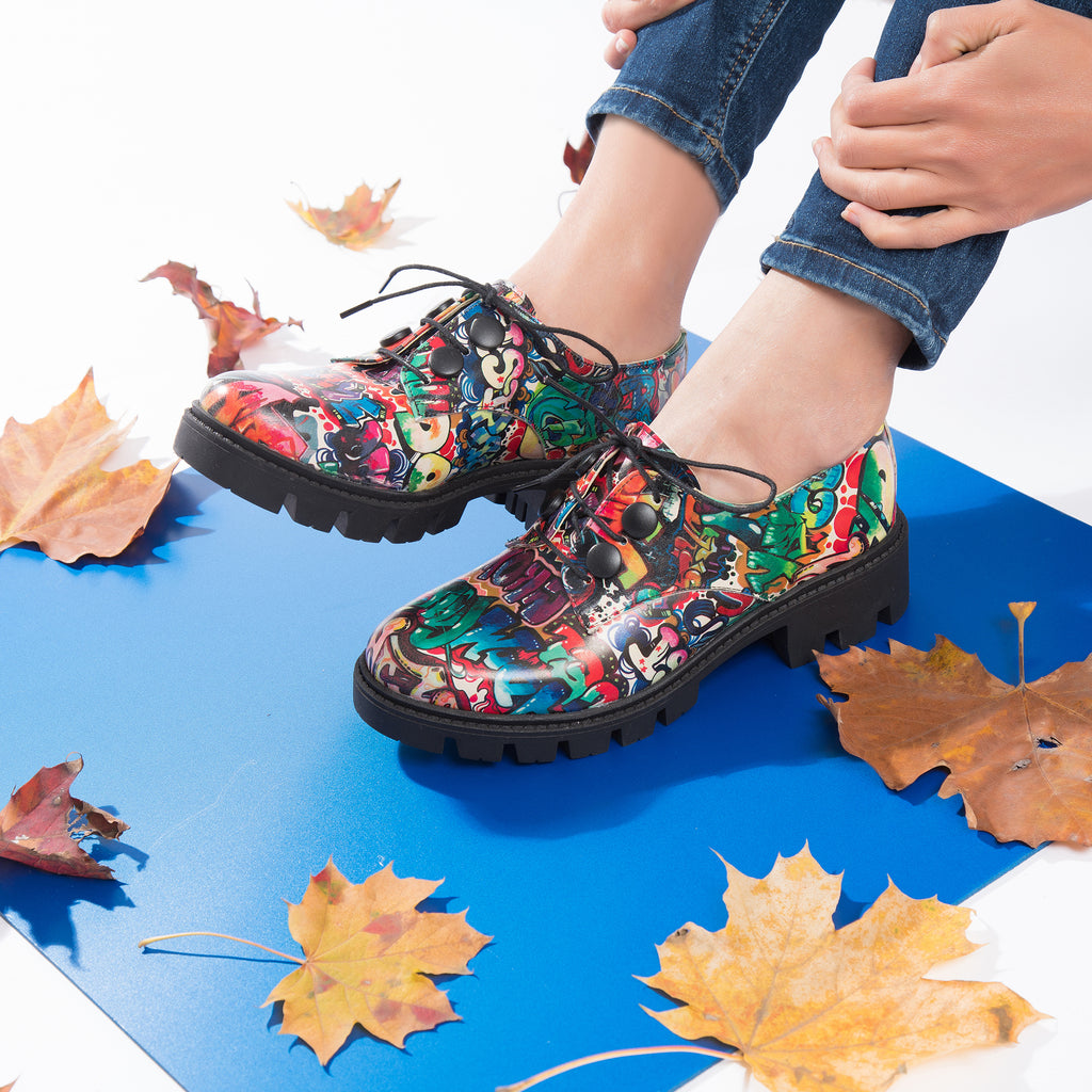 Pantofi Piele Street Fashion Renya V49  - orice culoare