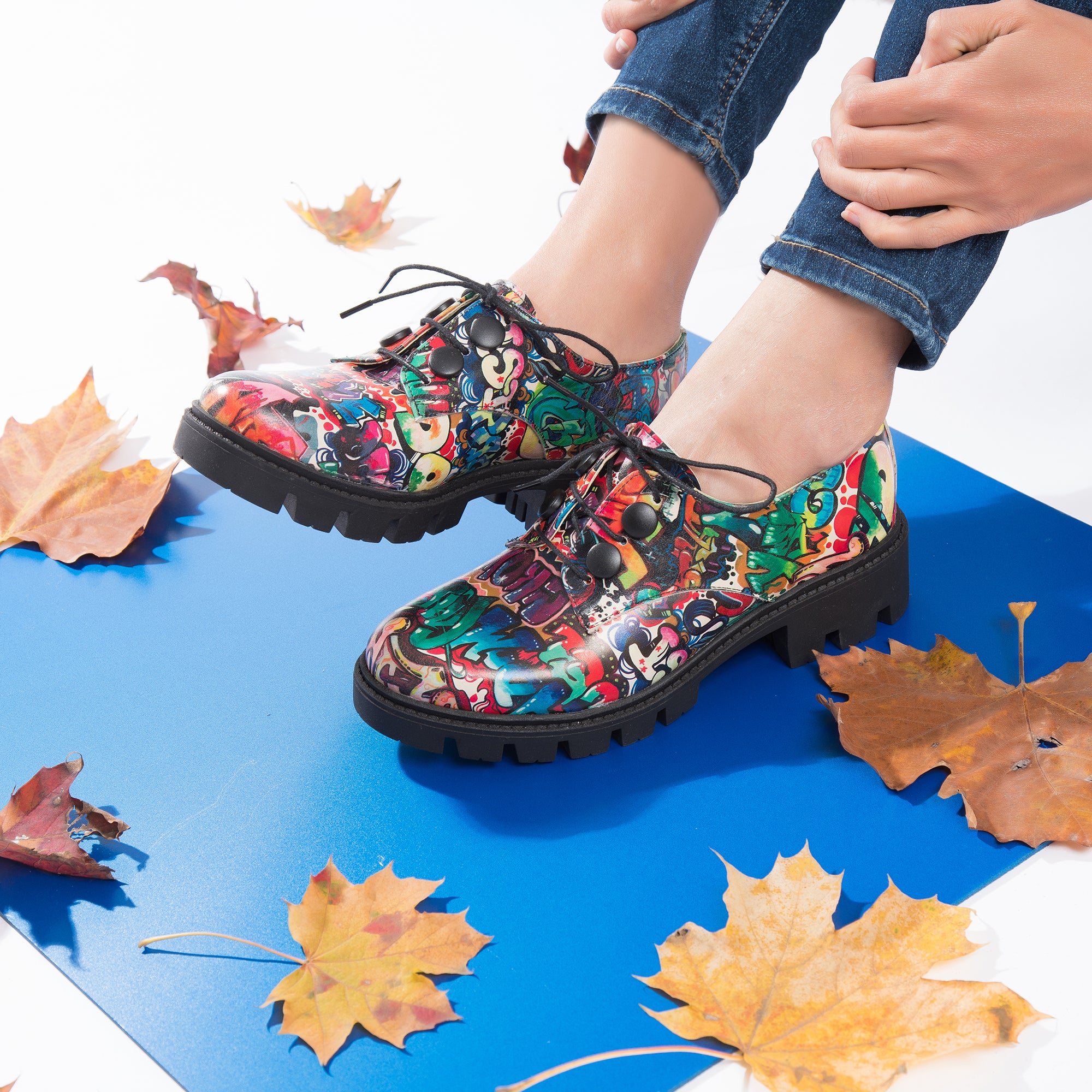 Pantofi Piele Street Fashion Renya V49  - orice culoare