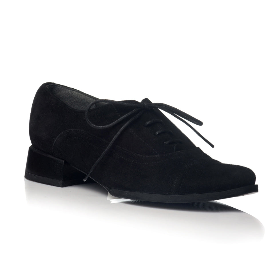 Pantofi Oxford Office piele intoarsa V19 - orice culoare