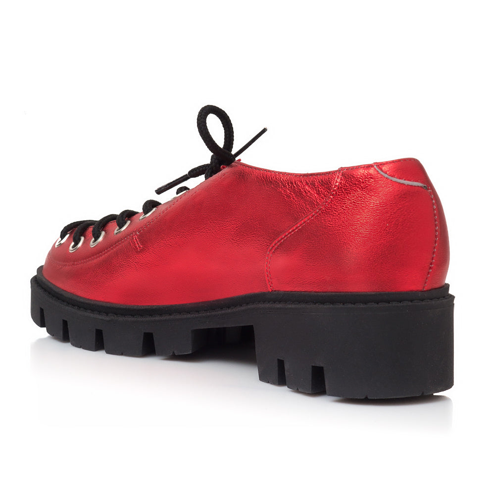 Pantofi Talpa Bocanc Piele Rosu Sidef V70 - orice culoare