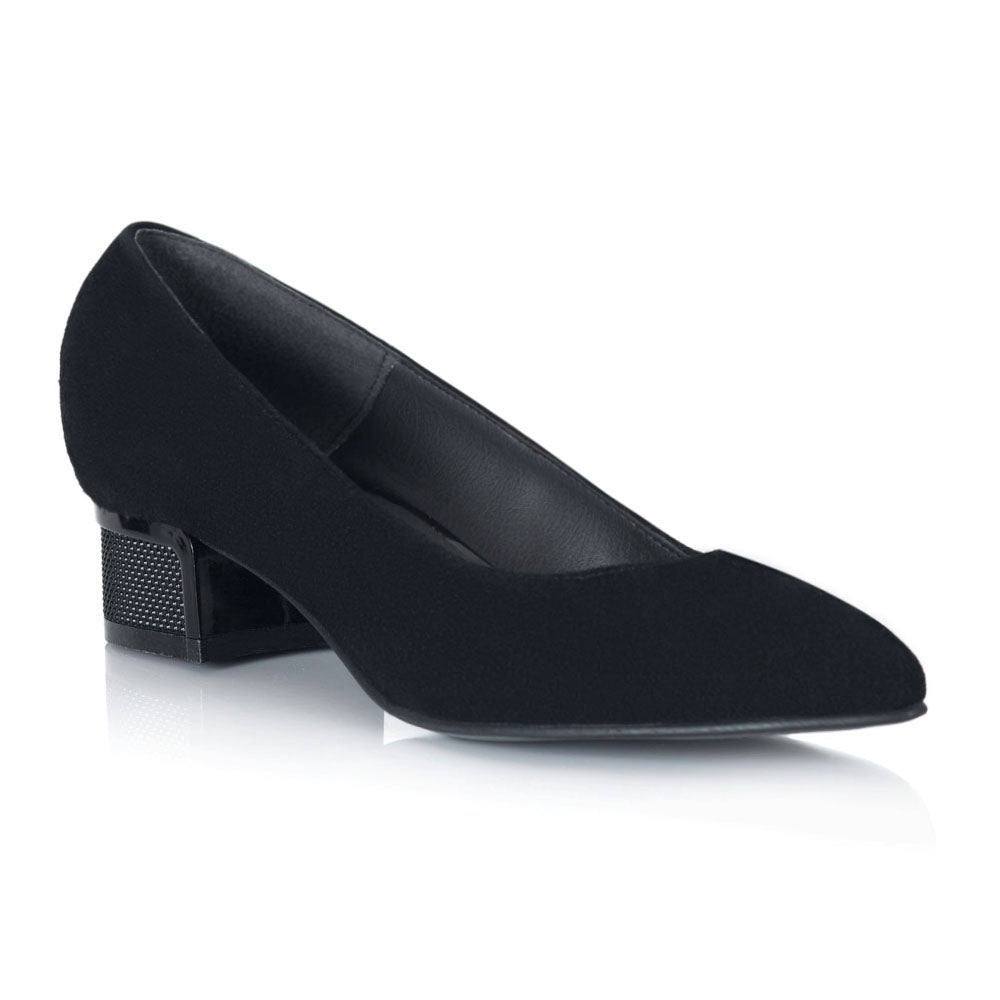 Pantoful Piele Negru Toc Mic Irene V54 - orice culoare
