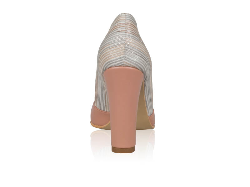 Pantofi dama piele Retro N1 Nude-Roze - orice culoare