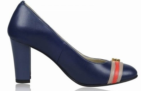Pantofi dama piele Bleumarin V15 - orice culoare
