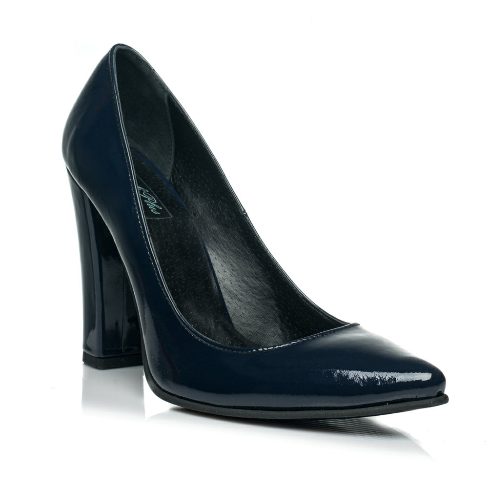 Pantofi Piele Stiletto M3 Bleumarin - orice culoare