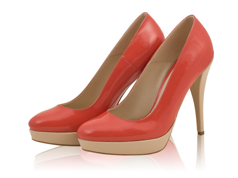 Pantofi dama piele Model N 20   Corai- disponibili pe orice culoare