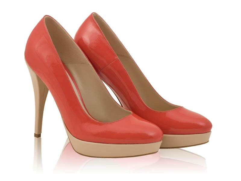 Pantofi dama piele Model N 20   Corai- disponibili pe orice culoare